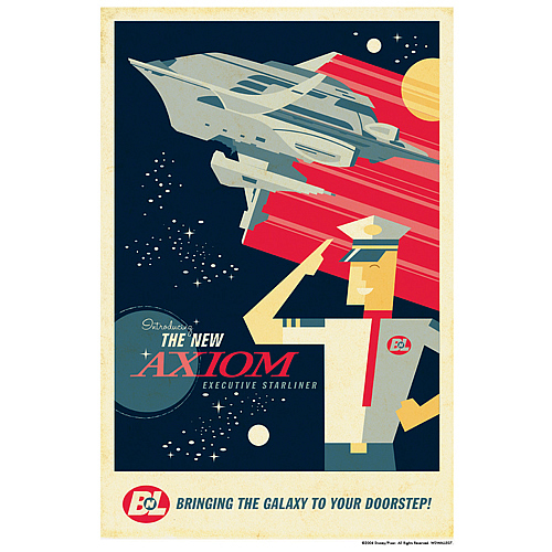 Wall-E Introducing the New Axiom Paper Giclee